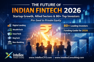 The Future of Indian Fintech 2026: A Comprehensive Guide to Startup Growth, Allied Sectors, and 80+ Top Investors from Pre-Seed to Private Equity.
