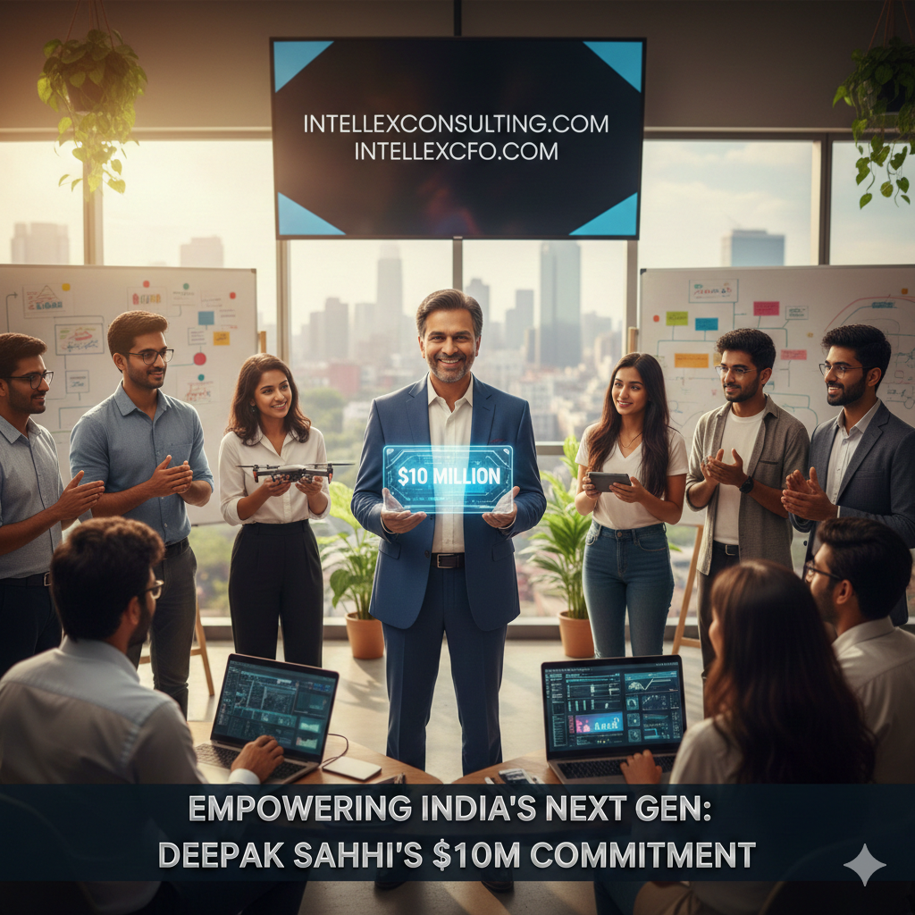 Healthians Founder Deepak Sahni Commits $10 Million to Empower the Next Generation of Indian Entrepreneurs