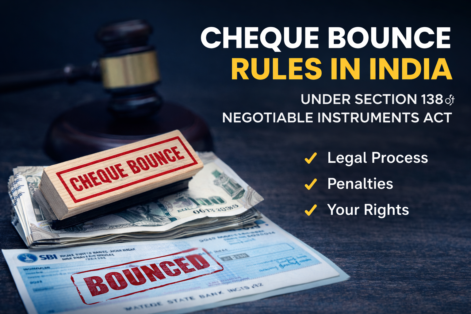 Cheque Bounce Rules in India (2026): A Complete Guide to Section 138.